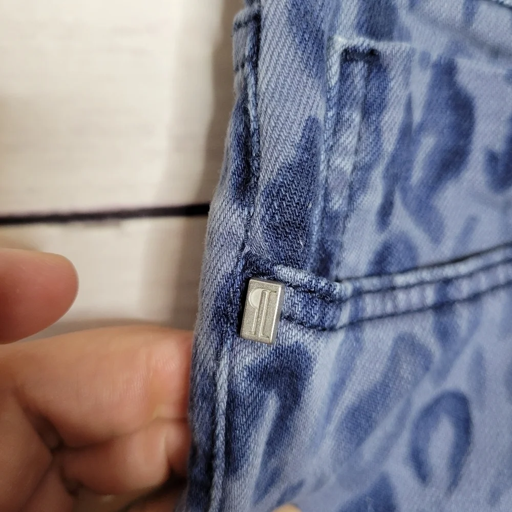 Pilcro And The Letterpress Anthro‎ Leopard Mid-Rise Skinny Jeans